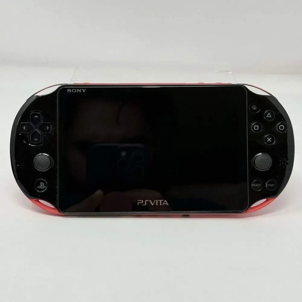 Sony PlayStation Vita PCH-2000 Pink Black Japan Import Case Game Tested